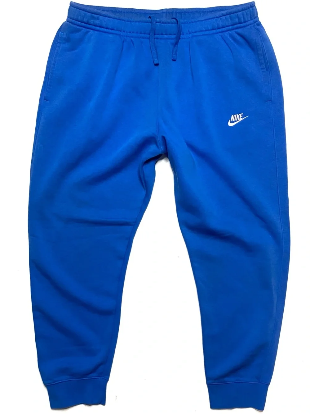 Nike Sportswear Men’s Royal Blue Club Fleece Joggers Sweatpants Tapered Leg XXL